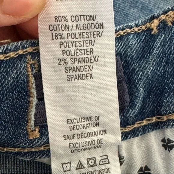 Lucky Brand girls faded denim Rile Shorts cuffed hem size 7 NWT $58 - Picture 10 of 11